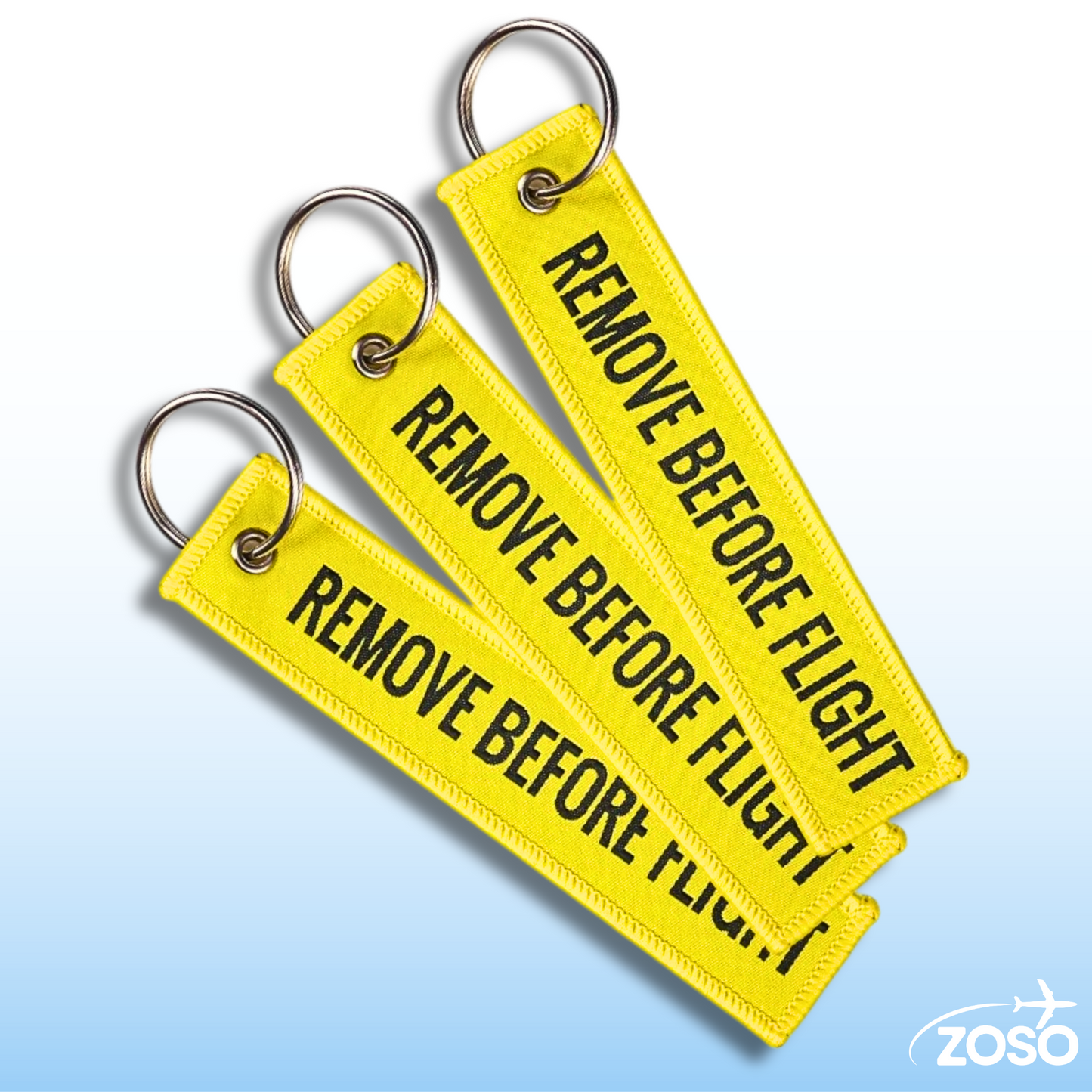 Remove Before Flight Keychain