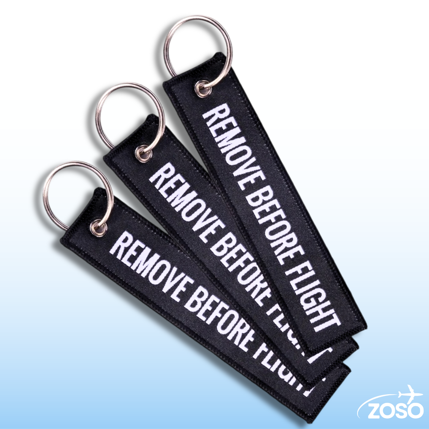 Remove Before Flight Keychain