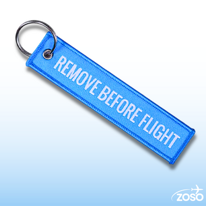 Remove Before Flight Keychain