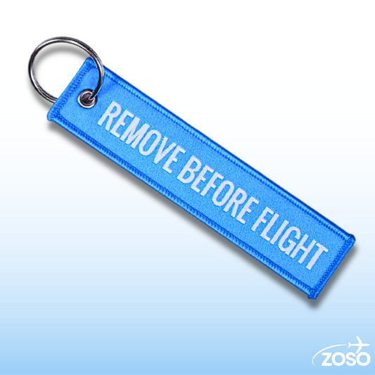 Remove Before Flight Keychain