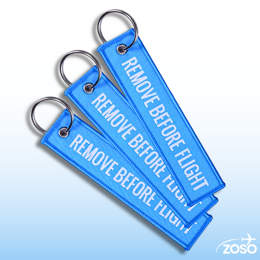 Remove Before Flight Keychain