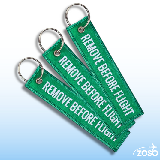 Remove Before Flight Keychain